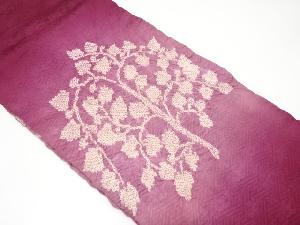 絞り　枝葉模様名古屋帯